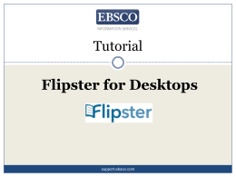 Flipster for Desktops