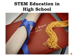 STEM Education in High School