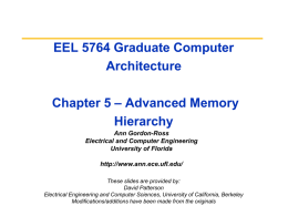 Perspective on Parallel Programming - Ann Gordon-Ross