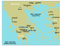 Greece Theme: City-states as an alternative to centralized