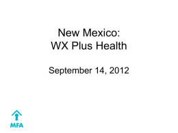 Weatherization Plus Health New Mexico