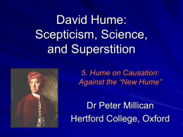 Humes Old and New: Cartesian Fellow