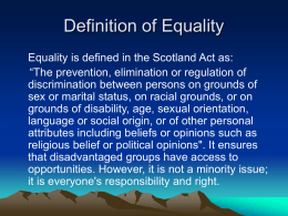 Why is Promoting Equality and Diversity Important?