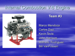 Internal Combustion V-8 Engine - Rutgers University School