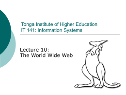 IT 141: Information Systems I