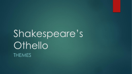 Shakespeare’s Othello