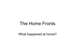 The Home Fronts - Mr. Binet / FrontPage