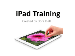 iPad 3 Workshop - Alpine Public School District