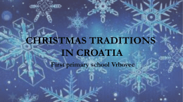 Božićna tradicija u Hrvatskoj