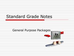 Standard Grade