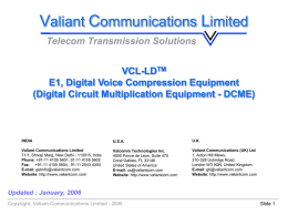 VCL-Long Distance Telephony