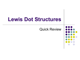 Lewis Structures