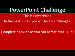 PowerPoint Challenge - Minnesota Literacy Council