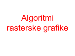 Algoritmi rasterske grafike