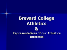 Representatives of Athletic Interest: Boosters