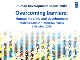 Human Development on the Move: Key Ideas and Work Plan