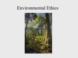 Environmental Ethics - Hopewell Valley Regional School