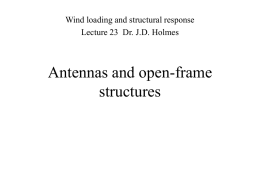 Antennas and open-frame structures