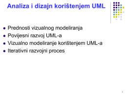 Visual Modeling and the UML