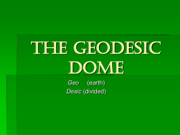 The Geodesic Dome - Peaster Independent School District