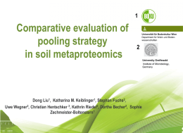 Comparative evaluation of pooling strategy in soil