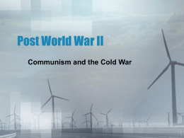 Post World War II - ESC-20