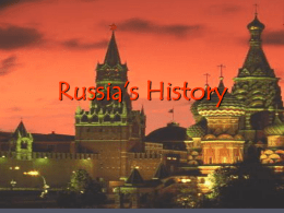 Russia’s History - Reeths