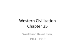 Western Civilization Chapter 25