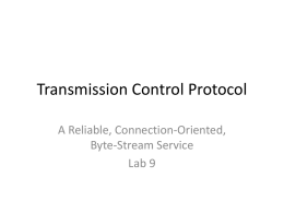 Transmission Control Protocol - The Computer Engineers' Blog