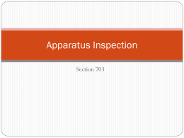 Apparatus Inspection