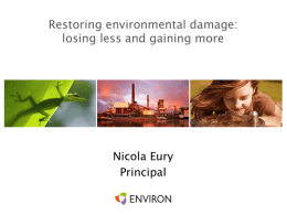 Nicola Eury - UK Environmental Law Association