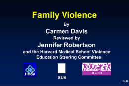 Family Violence - Serving the Underserved