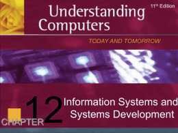 Understanding Computers, 11/e, Chapter 12
