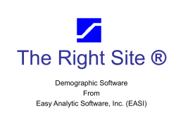 The Right Site