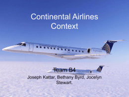 Continental Airlines Context