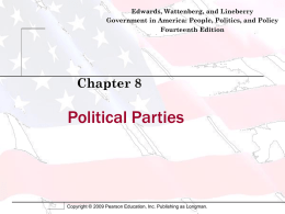 Political Parties - Pinewood Christian Academy