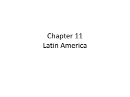 Chapter 11 Latin America - International Studies: An