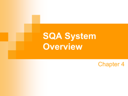 SQA System Overview