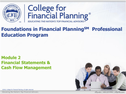 Registered ParaplannerSM Professional Education Program