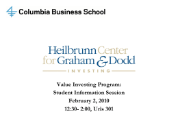 1990 - Columbia Business School