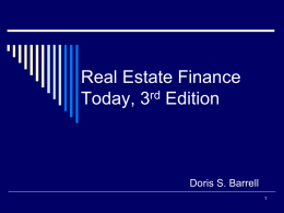 Real Estate Finance Today