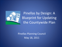 Updating the Pinellas Planning Council’s Countywide Plan