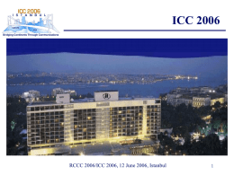 ICC 2006 - IEEE Communications Society