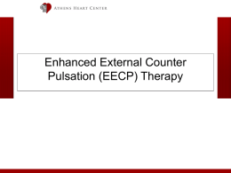 Enhanced External Counter Pulsation (EECP) Therapy