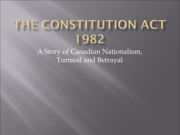 Constitution Reform