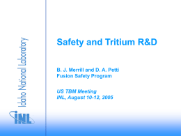 TBM Safety Update - UCLA Dept. of Mechanical Engineering