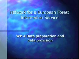 Network for a European Forest Information Service