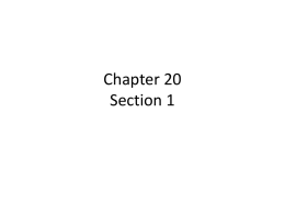 AMH Chapter 20 Section 1