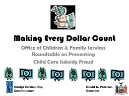 Making Every Dollar Count - New York State Office of