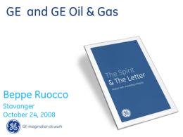 GE Oil & Gas - Kommunikasjon.no